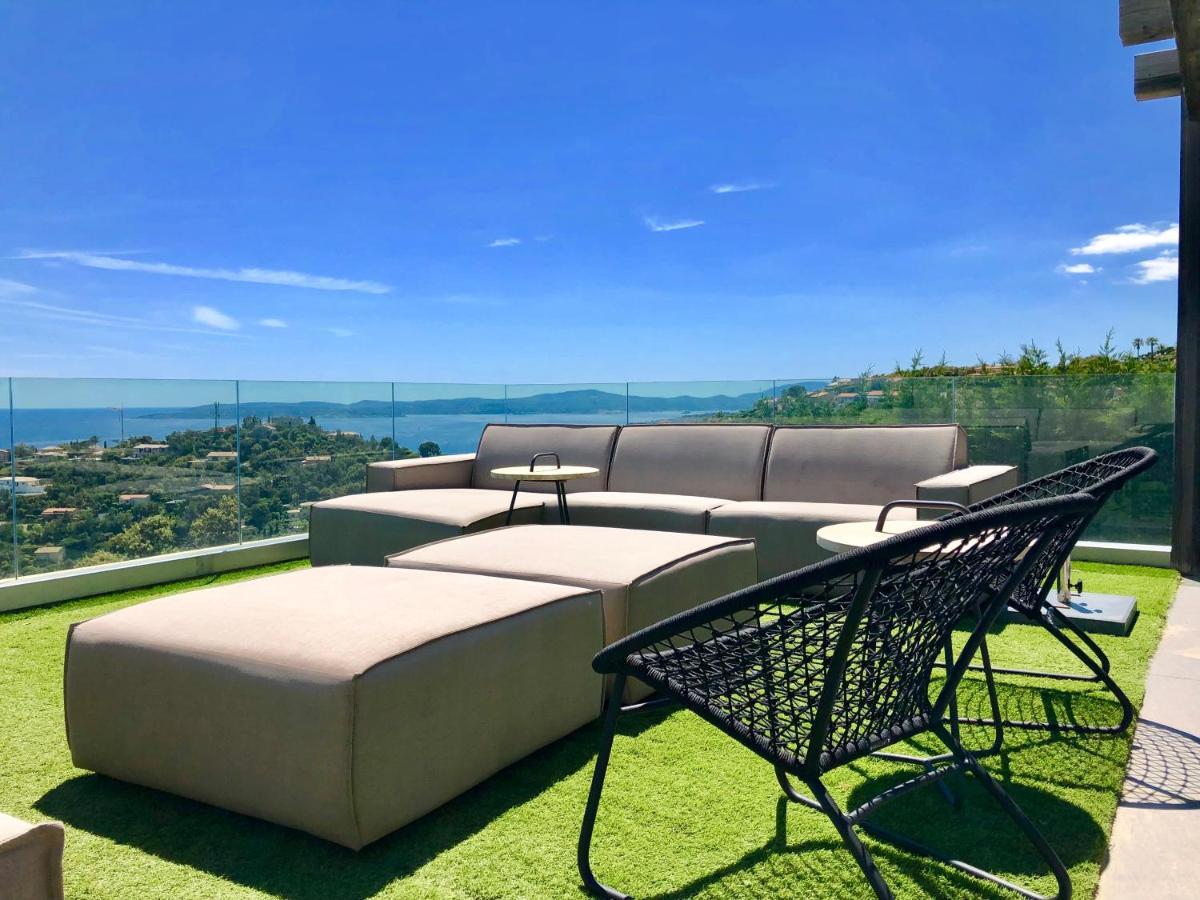 Vue Panoramique Sur La Baie De St Tropez Villa เลอิสซ็องเบรอ ภายนอก รูปภาพ